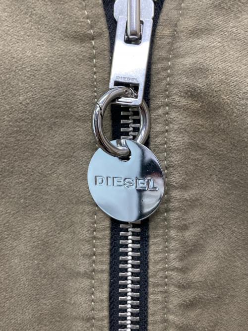 DIESEL（ディーゼル）DIESEL (ディーゼル) Zip Design Crop Blouson カーキ サイズ:Ｓの古着・服飾アイテム
