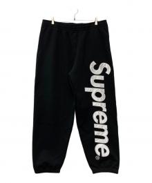 SUPREME（シュプリーム）の古着「Satin Applique Sweatpant」｜ブラック