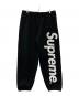 Supreme（シュプリーム）の古着「Satin Applique Sweatpant」｜ブラック