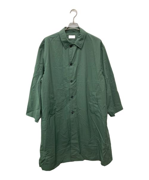 ATON（エイトン）ATON (エイトン) ステンカラーナイロンコート/CM.AG.GM.6200 グリーン サイズ:02の古着・服飾アイテム