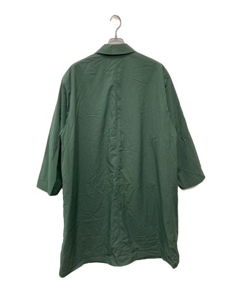 ATON（エイトン）ATON (エイトン) ステンカラーナイロンコート/CM.AG.GM.6200 グリーン サイズ:02の古着・服飾アイテム