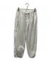 ATON（エイトン）の古着「HAND DYED NYLON UTILITY PANTS/PR.AG.GW.0204」｜ホワイト