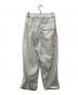 ATON (エイトン) HAND DYED NYLON UTILITY PANTS/PR.AG.GW.0204 ホワイト サイズ:02：16000円