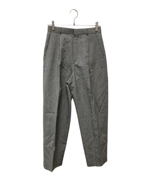 ATON（エイトン）ATON (エイトン) WOOL TROPICAL LOOSE FIT PANTS/PR.AG.GM.0211 グレー サイズ:02の古着・服飾アイテム