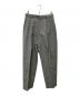 ATON（エイトン）の古着「WOOL TROPICAL LOOSE FIT PANTS/PR.AG.GM.0211」｜グレー