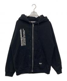 NEIGHBORHOOD（ネイバーフッド）の古着「SOLID SWEAT ZIP HOODIE LS」｜ブラック