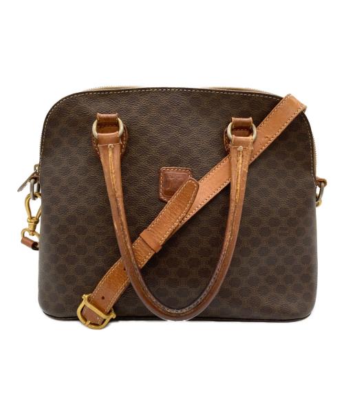 CELINE（セリーヌ）CELINE (セリーヌ) マダム柄 2WAY バッグ ブラウンの古着・服飾アイテム