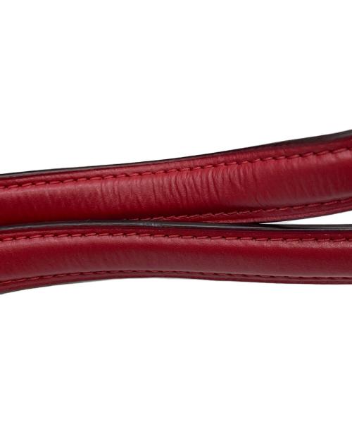 COACH（コーチ）COACH (コーチ) シグネチャーバッグ/F80298 レッド×ブラウンの古着・服飾アイテム