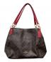 COACH（コーチ）の古着「シグネチャーバッグ/F80298」｜レッド×ブラウン