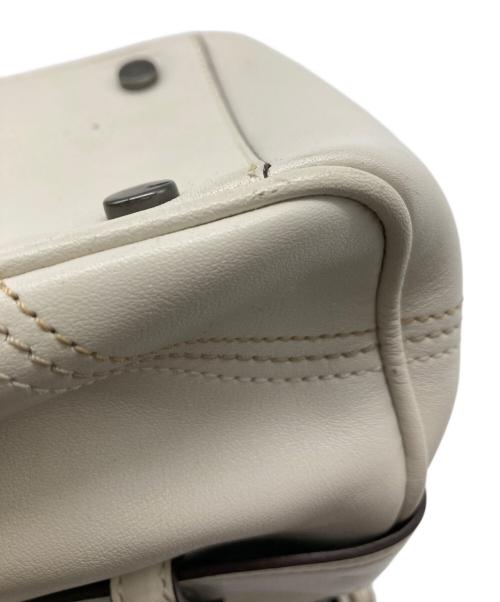 COACH（コーチ）COACH (コーチ) がま口ハンドバッグ/8A12 アイボリーの古着・服飾アイテム