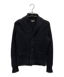 RRL（ダブルアールエル）の古着「コットンショールカラーカーディガン/318903」｜ブラック