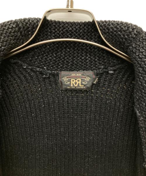RRL（ダブルアールエル）RRL (ダブルアールエル) コットンショールカラーカーディガン/318903 ブラック サイズ:XSの古着・服飾アイテム