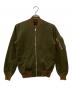 RRL（ダブルアールエル）の古着「ヘリンボーンMA-1ジャケット/782658776001」｜カーキ