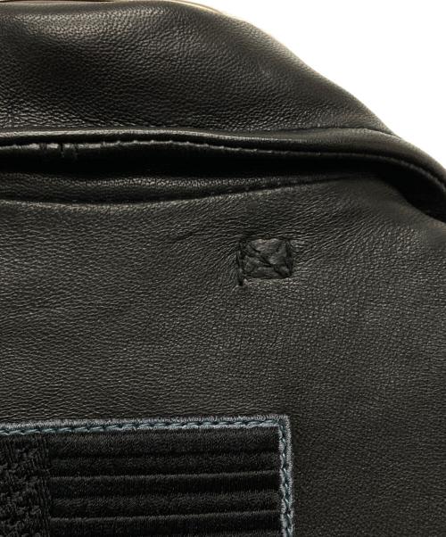 AVIREX（アヴィレックス）AVIREX (アヴィレックス) CWU LEATHER JKT TOP GUN/6101057 ブラック サイズ:ＸＬの古着・服飾アイテム