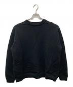 STUDIO NICHOLSONスタジオ ニコルソン）の古着「HEMYL ENGLISH LAMBSWOOL KNIT/51-10-122003」｜ブラック