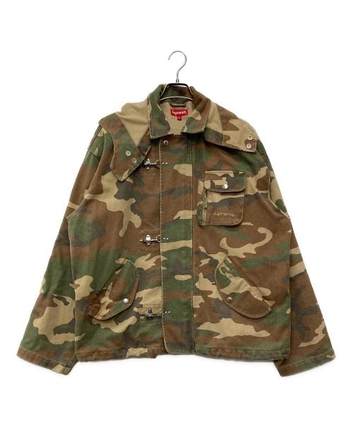 SUPREME（シュプリーム）SUPREME (シュプリーム) Canvas Clip Jacket ベージュ×カーキ サイズ:ＸＬの古着・服飾アイテム