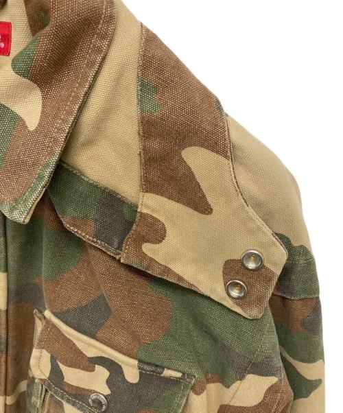 SUPREME（シュプリーム）SUPREME (シュプリーム) Canvas Clip Jacket ベージュ×カーキ サイズ:ＸＬの古着・服飾アイテム