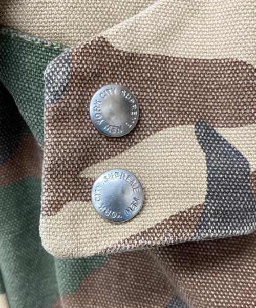 SUPREME（シュプリーム）SUPREME (シュプリーム) Canvas Clip Jacket ベージュ×カーキ サイズ:ＸＬの古着・服飾アイテム