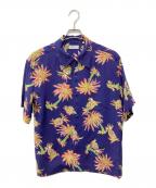 Sun Surfサンサーフ）の古着「STUDDED WITH PALM TREE AND PINEAPPLE/SS38032」｜パープル