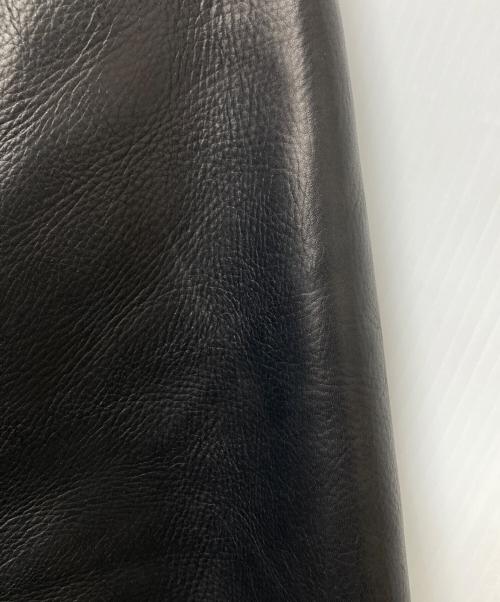 Time is on（タイムイズオン）Time is on (タイムイズオン) 【A1 JACKET】cow leather/T201-L858 ブラック サイズ:1の古着・服飾アイテム