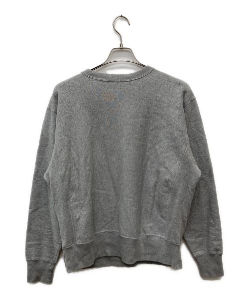 THREEFACE（スリーフェイス）THREEFACE (スリーフェイス) クルーネックスウェット グレー サイズ:Ｍの古着・服飾アイテム