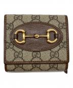 GUCCIグッチ）の古着「スモールウォレット/621891」｜ブラウン