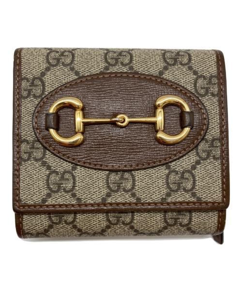 GUCCI（グッチ）GUCCI (グッチ) スモールウォレット/621891 ブラウンの古着・服飾アイテム