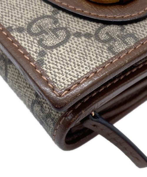 GUCCI（グッチ）GUCCI (グッチ) スモールウォレット/621891 ブラウンの古着・服飾アイテム