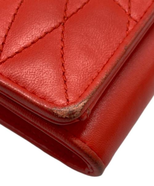DOLCE & GABBANA（ドルチェ＆ガッバーナ）DOLCE & GABBANA (ドルチェ＆ガッバーナ) DEVOTION コンチネンタルウォレット スモール/BI1269AV967 レッドの古着・服飾アイテム