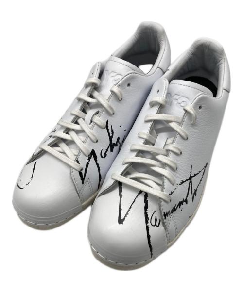 adidas（アディダス）adidas (アディダス) Y-3 (ワイスリー) ローカットスニーカー ホワイト サイズ:26.5の古着・服飾アイテム