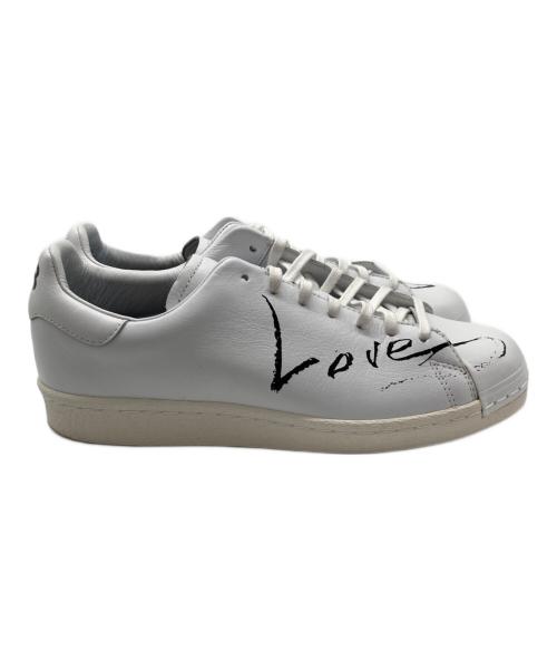 adidas（アディダス）adidas (アディダス) Y-3 (ワイスリー) ローカットスニーカー ホワイト サイズ:26.5の古着・服飾アイテム