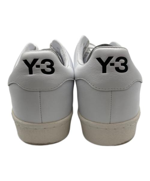 adidas（アディダス）adidas (アディダス) Y-3 (ワイスリー) ローカットスニーカー ホワイト サイズ:26.5の古着・服飾アイテム