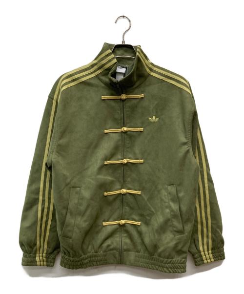 adidas（アディダス）adidas (アディダス) チャイナトラックジャケット/KR0295 カーキ サイズ:ＸＬの古着・服飾アイテム