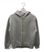 DEUXIEME CLASSEドゥーズィエム クラス）の古着「Oversized ジップ フーディー/23070500804030」｜グレー