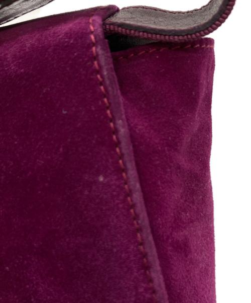 Salvatore Ferragamo（サルヴァトーレ フェラガモ）Salvatore Ferragamo (サルヴァトーレ フェラガモ) ヴァラリボン 2way ミニ ショルダーバッグ/BC213104 パープルの古着・服飾アイテム