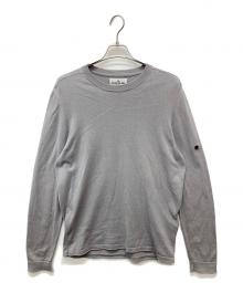 STONE ISLAND（ストーンアイランド）の古着「クルーネックニット」｜グレー