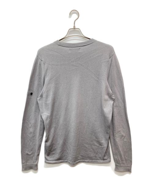 STONE ISLAND（ストーンアイランド）STONE ISLAND (ストーンアイランド) クルーネックニット グレー サイズ:Ｌの古着・服飾アイテム