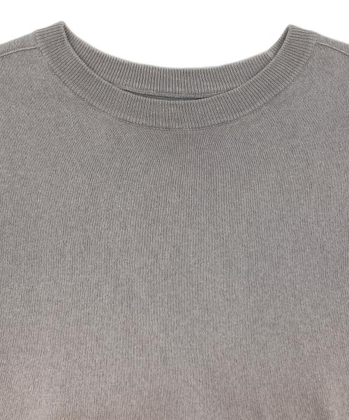 STONE ISLAND（ストーンアイランド）STONE ISLAND (ストーンアイランド) クルーネックニット グレー サイズ:Ｌの古着・服飾アイテム