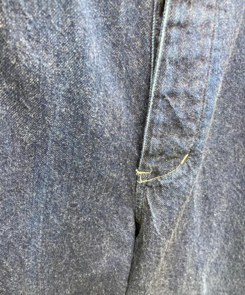 leno（リノ）LENO (リノ) 12oz セルヴィッジ デニム バックル バック トラウザーパンツ インディゴ サイズ:1の古着・服飾アイテム