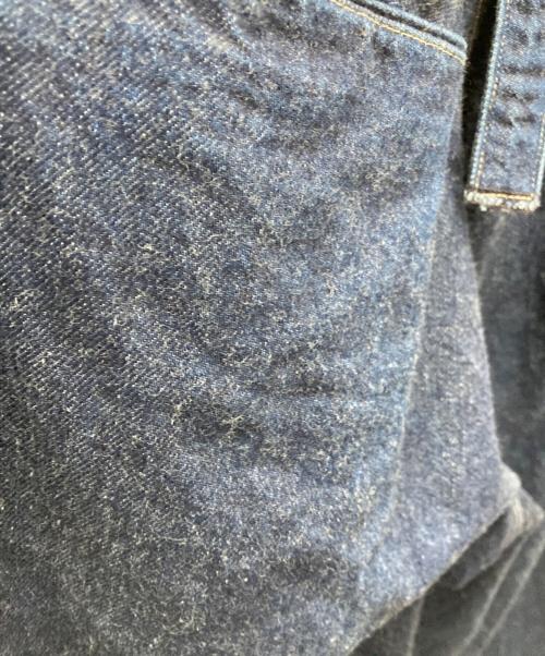 leno（リノ）LENO (リノ) 12oz セルヴィッジ デニム バックル バック トラウザーパンツ インディゴ サイズ:1の古着・服飾アイテム