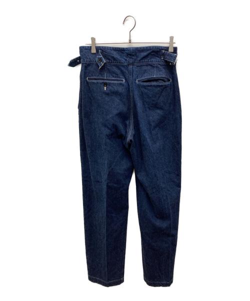 leno（リノ）leno (リノ) サイドベルトグルカ デニムパンツ インディゴ サイズ:1の古着・服飾アイテム