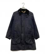 Barbourバブアー）の古着「SL BORDER/WAXED COTTON/1402141」｜ネイビー