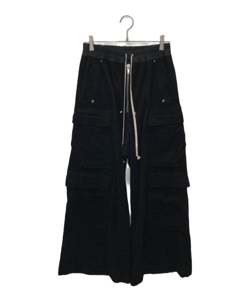 RICK OWENS（リックオウエンス）RICK OWENS (リックオウエンス) Pantaloni Cargobelas Pants/RU02E1339-MLC9 ブラック サイズ:36の古着・服飾アイテム