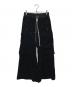 RICK OWENS（リックオウエンス）の古着「Pantaloni Cargobelas Pants/RU02E1339-MLC9」｜ブラック