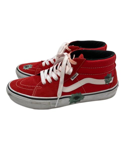 SUPREME（シュプリーム）SUPREME (シュプリーム) VANS (ヴァンズ) Nate Lowman (ネイト ロウマン) Skate Grosso Mid レッド サイズ:27cmの古着・服飾アイテム