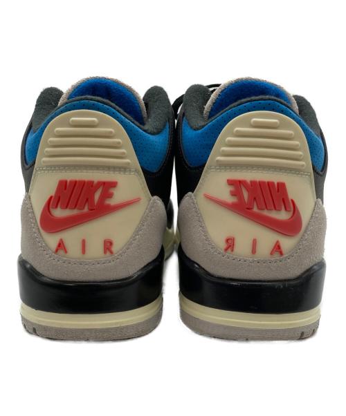 NIKE（ナイキ）NIKE (ナイキ) Air Jordan 3 Retro ブルー×ブラック サイズ:25の古着・服飾アイテム