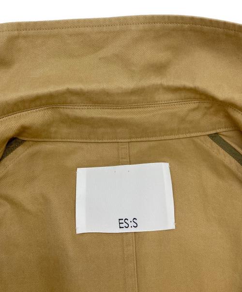 ES:S（エス）ES:S (エス) コットンギャバジントレンチコート/23WCO-HTWDGB-102 ベージュ サイズ:1の古着・服飾アイテム