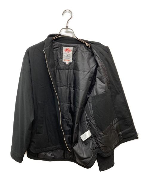 DANTON（ダントン）DANTON (ダントン) BEAMS (ビームス) 別注ジップアップジャケット ブラック サイズ:Ｍの古着・服飾アイテム