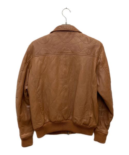 AVIREX（アヴィレックス）AVIREX (アヴィレックス) QUILTレザージャケット/6181025 ブラウン サイズ:ＸＬの古着・服飾アイテム