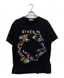 GIVENCHY（ジバンシィ）の古着「GLITCH T-SHIRT/BM70Y73002」｜ブラック